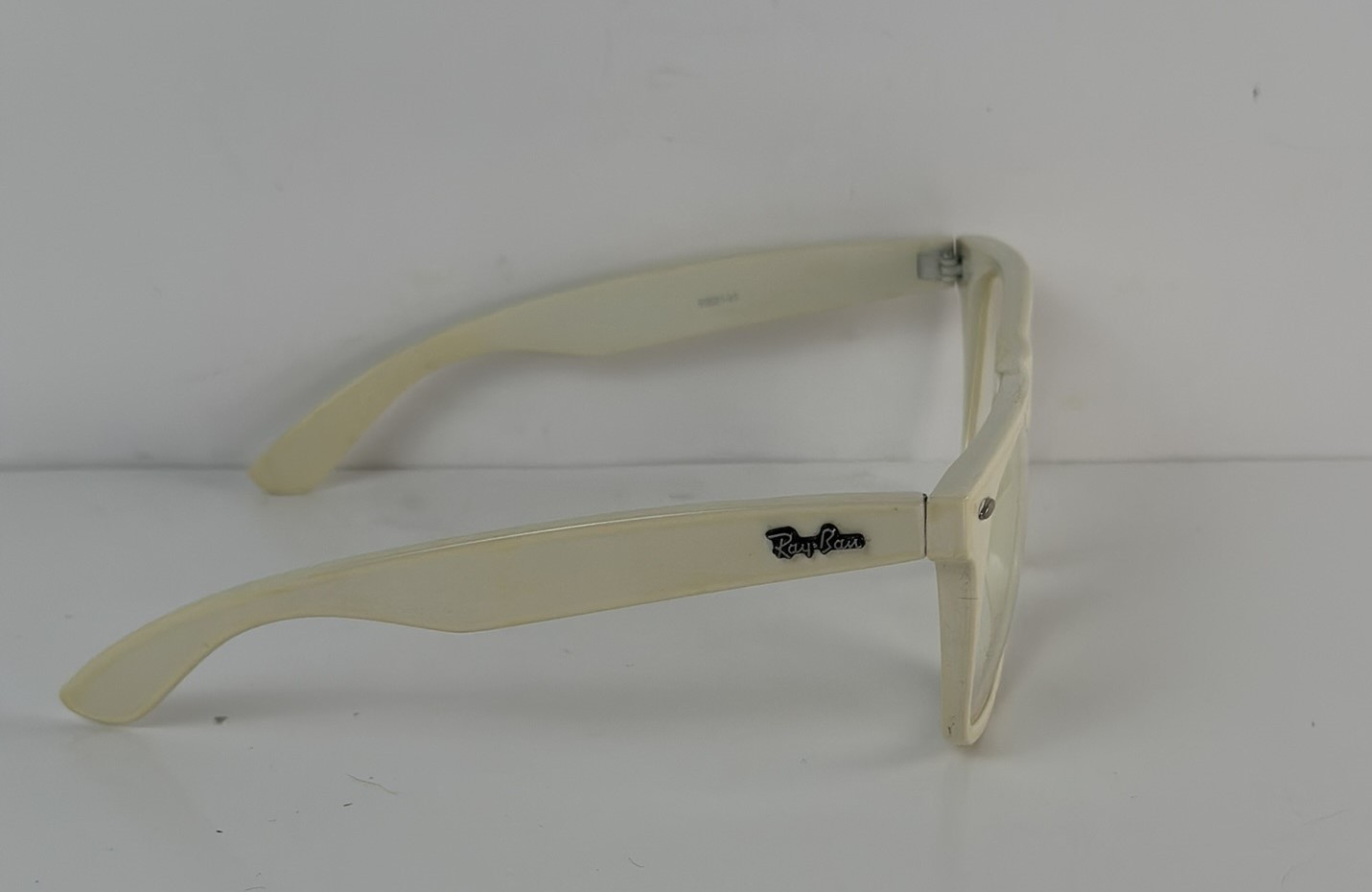 Ray Ban RB2141 Wayfarer Glasses Ivory Off White Vintage Bausch Lomb Made in USA