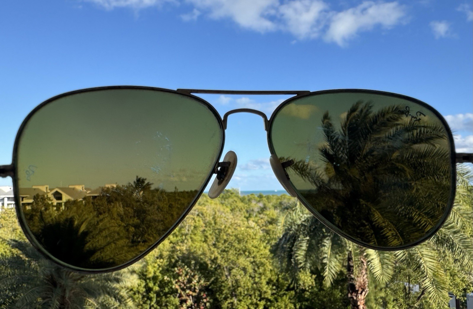 Ray Ban Aviator Blue Mirror RB3025 Standard 58 + Case + Bonus For Buy It Now