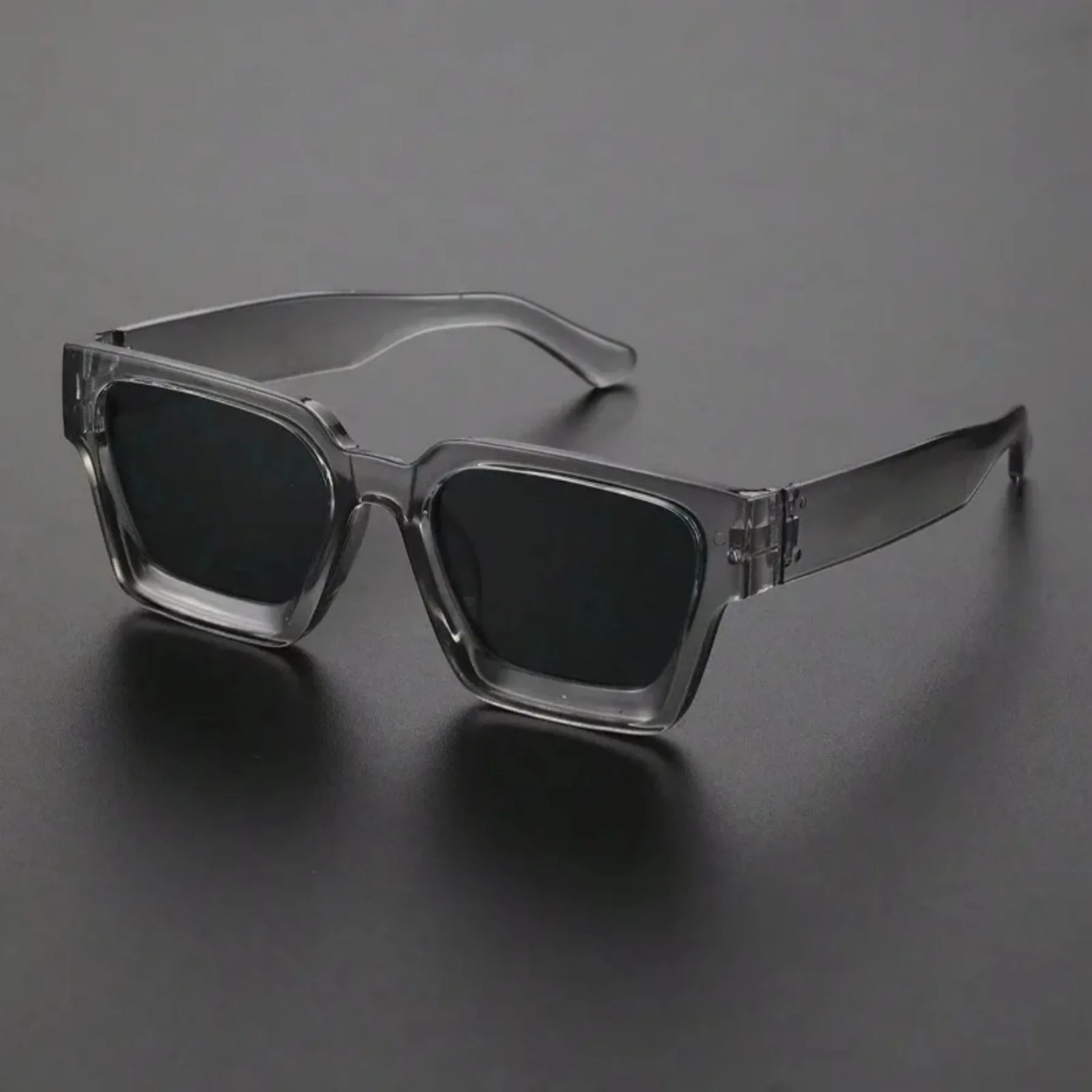 MEN SUNGLASSES HIP HOP SQUARE DESIGNER SHADES RETRO THICK FRAME CLASSIC FASHION