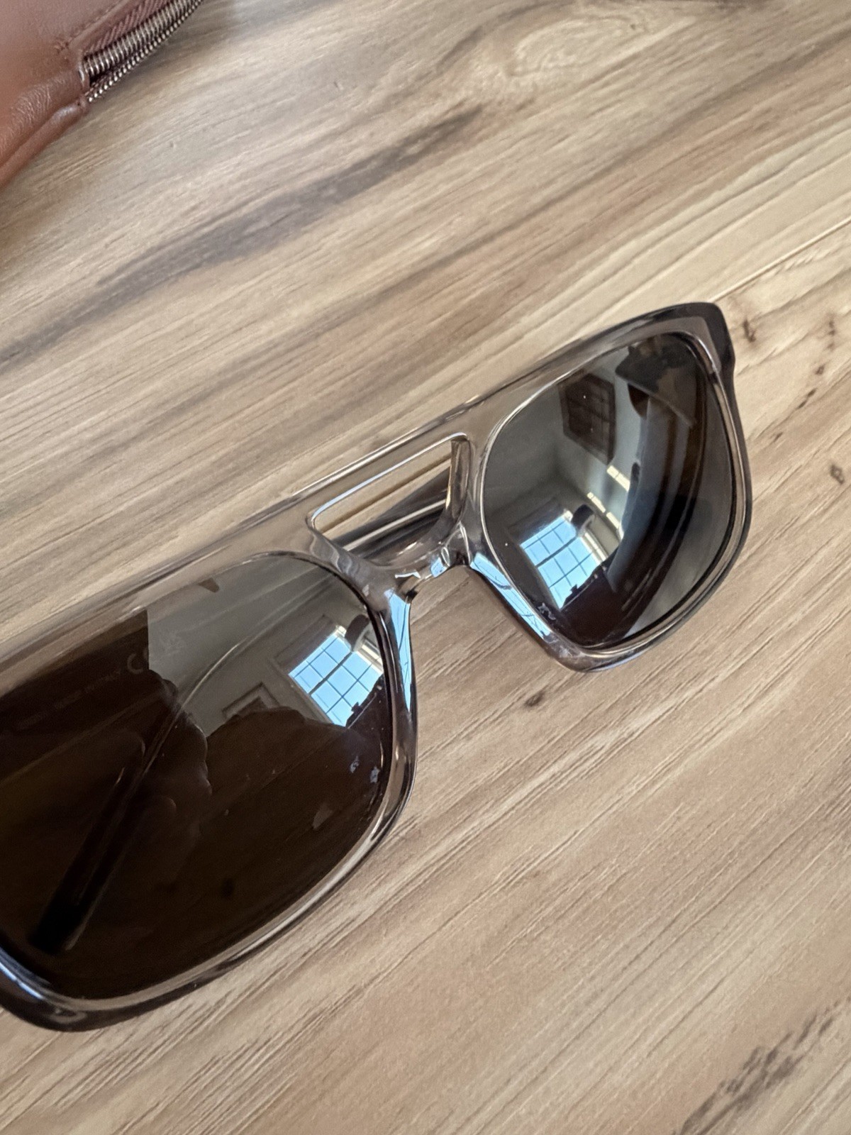 Zegna EZ 0209 50E Men’s Square Brown Plastic Sunglasses Brown Lens 140mm