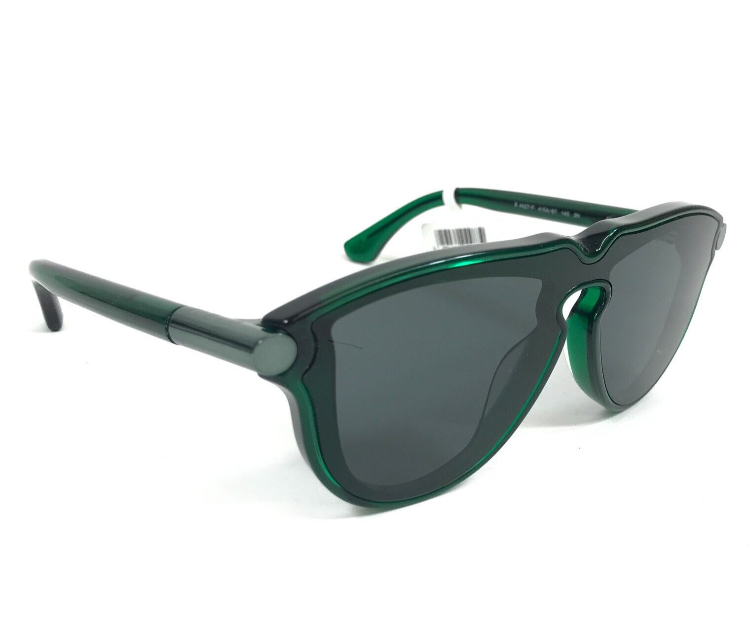 Burberry Sunglasses B4427-F 4104/87 Green Irregular Frames with Dark Grey Lenses