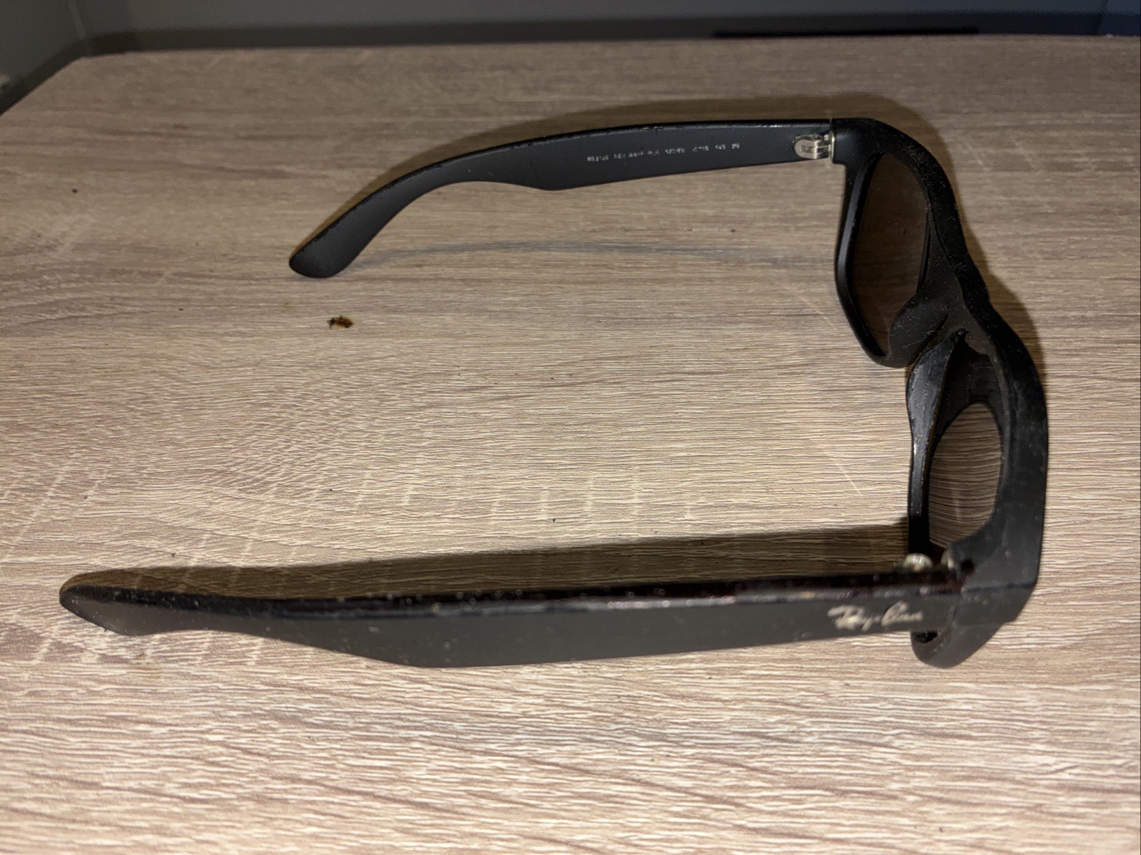 RAY-BAN RB2132 NEW WAYFARER ( Frames Only ) 6462/31 RUBBER BLACK #S23