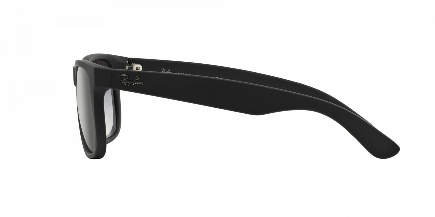 Ray-Ban Justin Black Frame Grey Gradient RB4165 601/8G 51