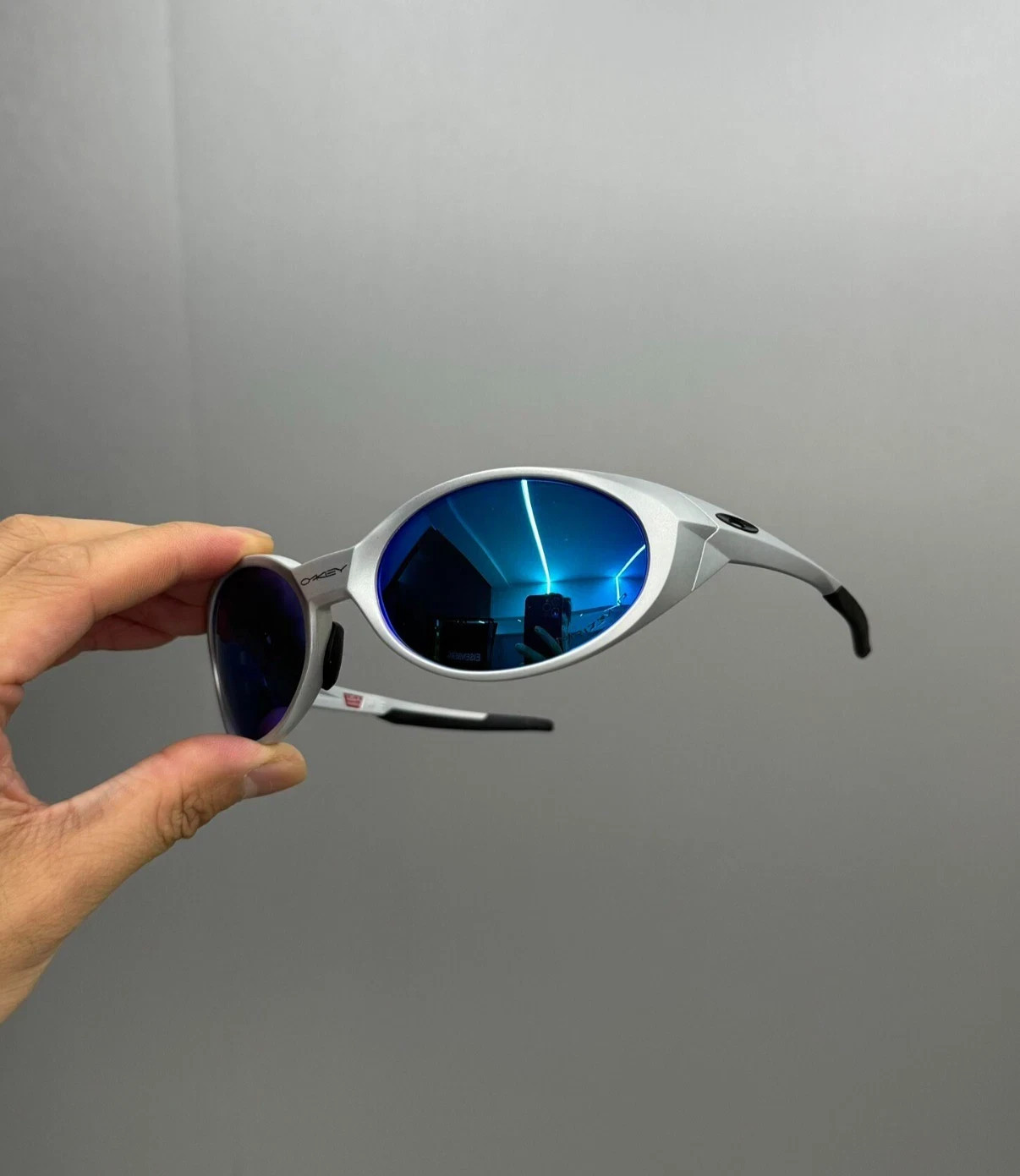 Gafas de sol Oakley Eye Jacket Redux OO9438 Prizm de colección lentes azules Y2K