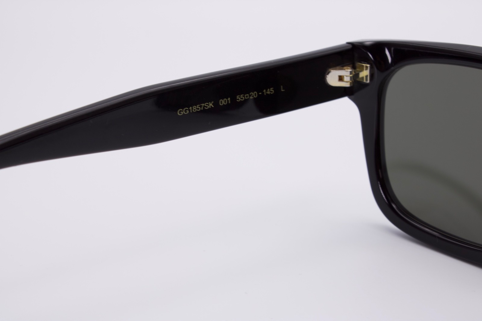 GUCCI GG1857SK-001 55mm Square Men’s Sunglasses
