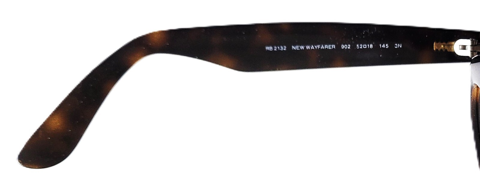 RAY-BAN EYEGLASSES FRAME RB2132 902 NEW WAYFARER 55-18-145 WITH CASE