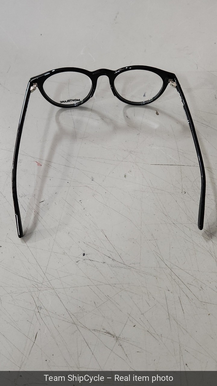 Montblanc Oval Eyeglasses MB0009O 005 Black 50mm 0009 G2U