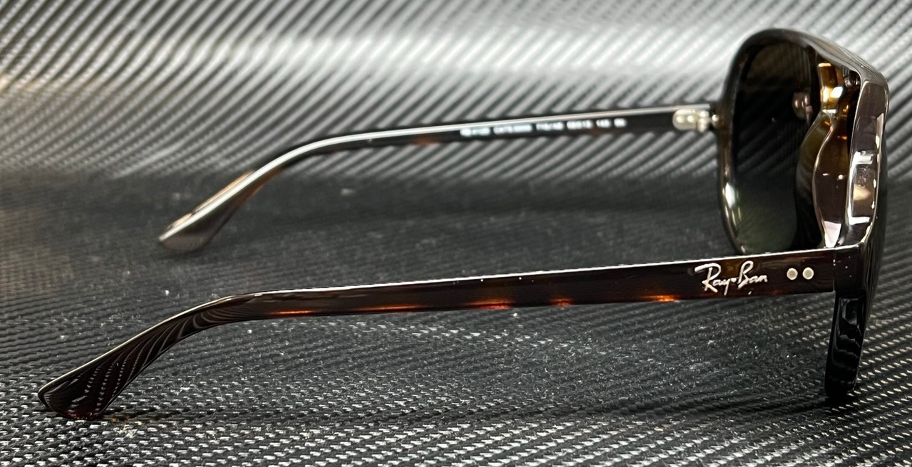 RAY BAN RB4125 710 A6 Havana Green Men’s 59 mm Sunglasses