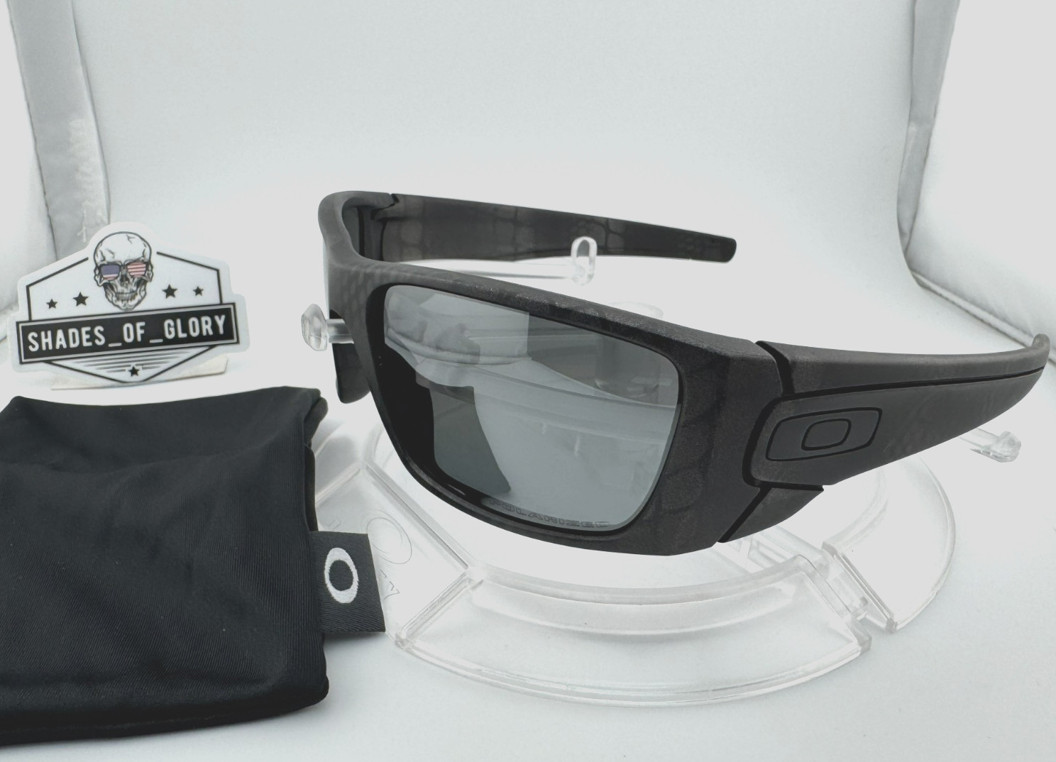OAKLEY FUEL CELL SI ULTRABLEND BLACK IRIDIUM POLARIZED DD SUNGLASSES OO9096-A3