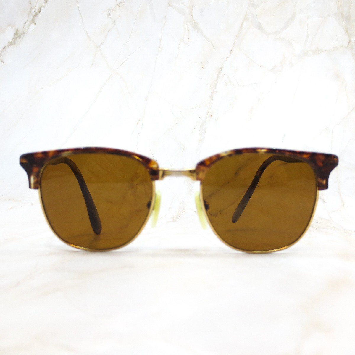 Sferoflex Sunglasses Frame Unisex Adults Tortoise Brown Half Rim Square 49-19