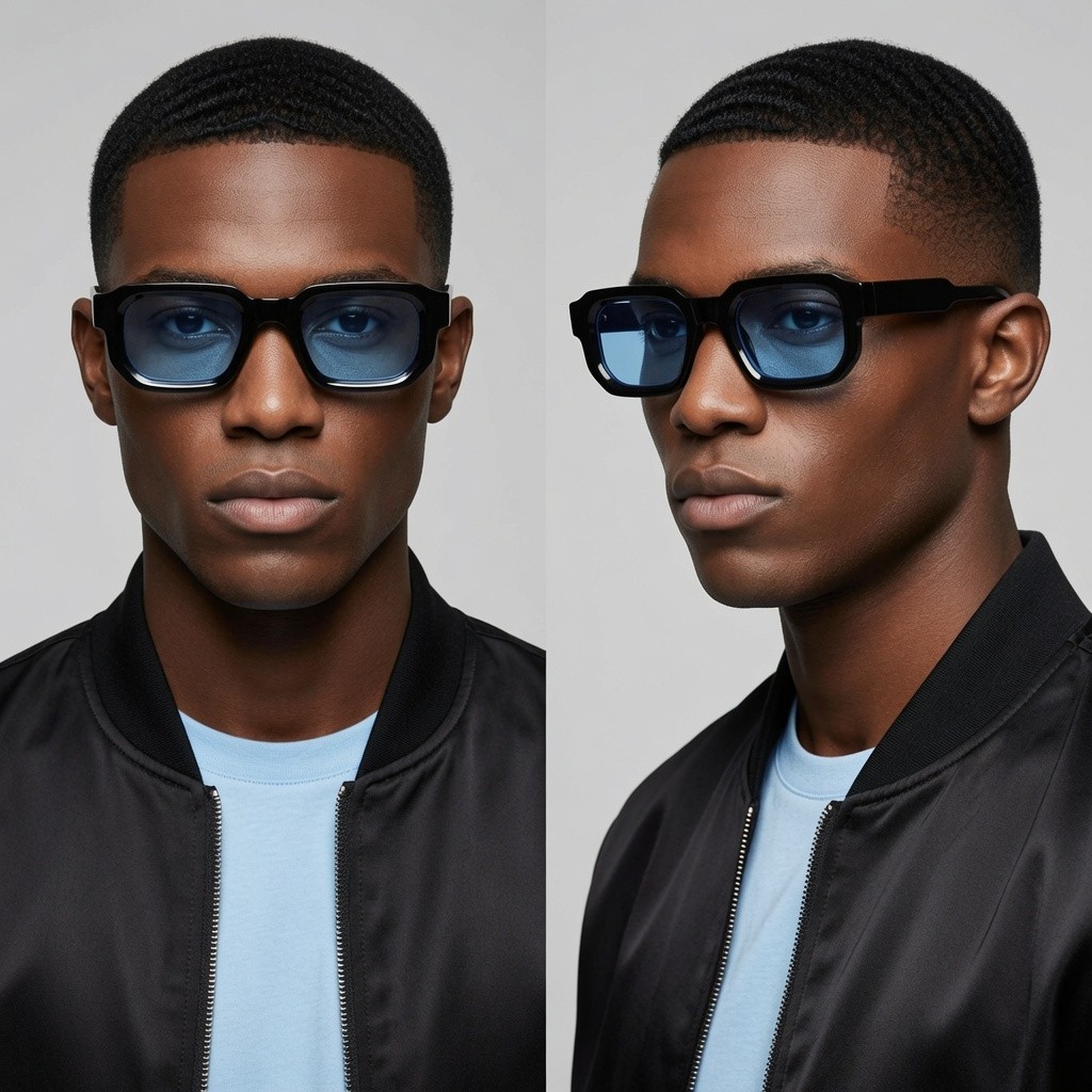 Sunglasses For Men Clear Lens Business Casual Wear Sophisticated Elegant Shades