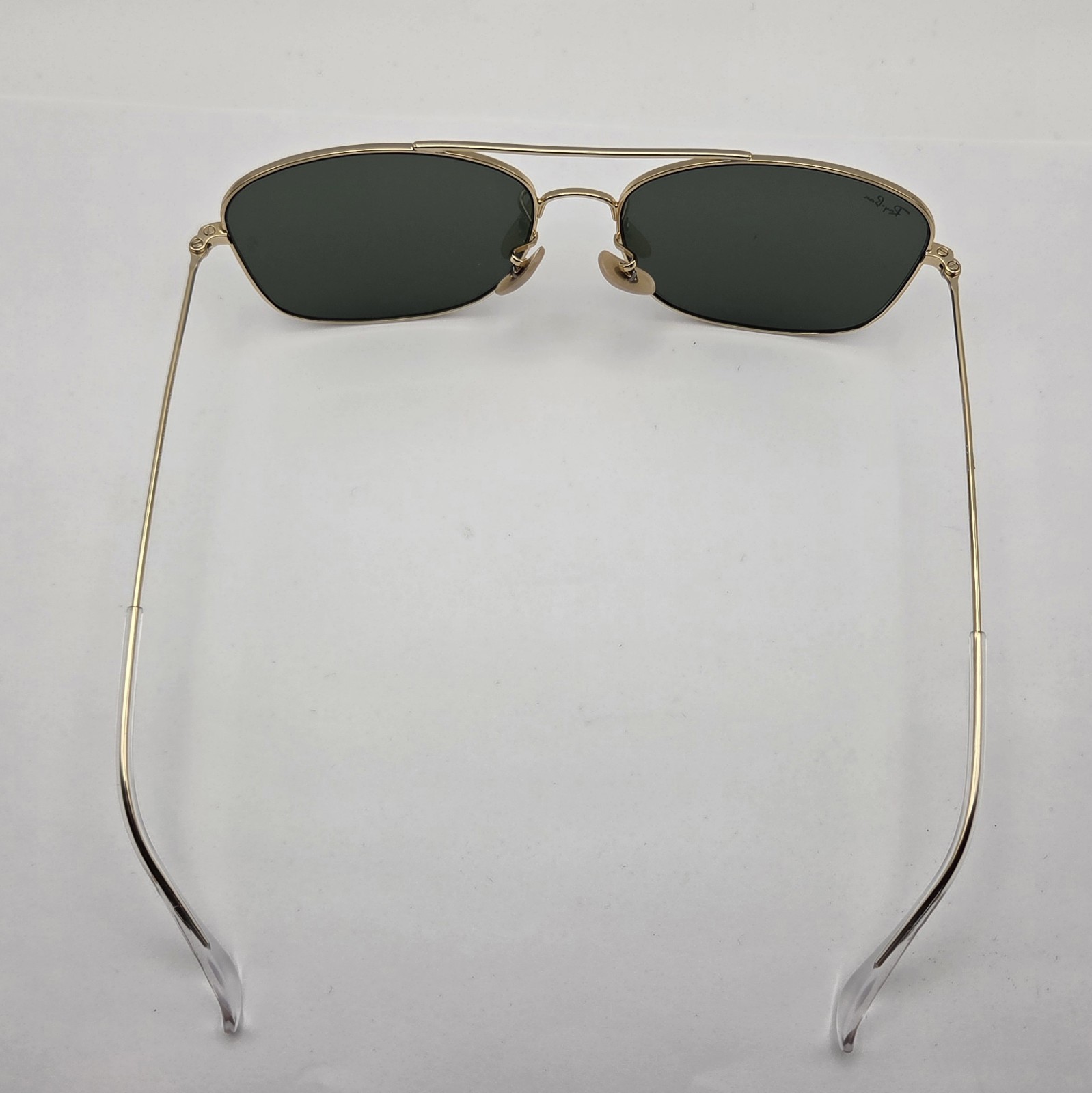 Ray-Ban RB3799 001/9A Gold Polarized G-15 Green Sunglasses 57mm Double Bridge