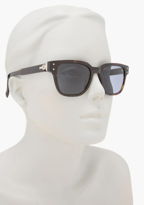 Dunhill 52mm Square Sunglasses None, HAVANA GREY DU0045S 002