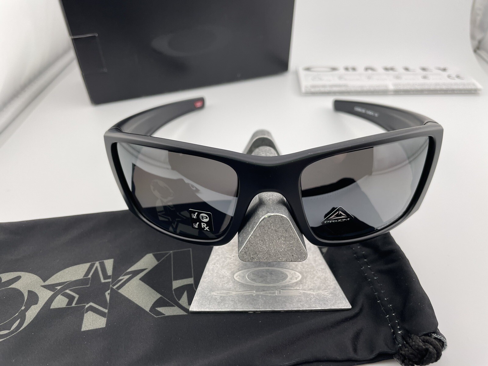 OAKLEY FUEL CELL SI ARMED FORCES PRIZM MATTE BLACK POLARIZED SUNGLASSES 9096-L0