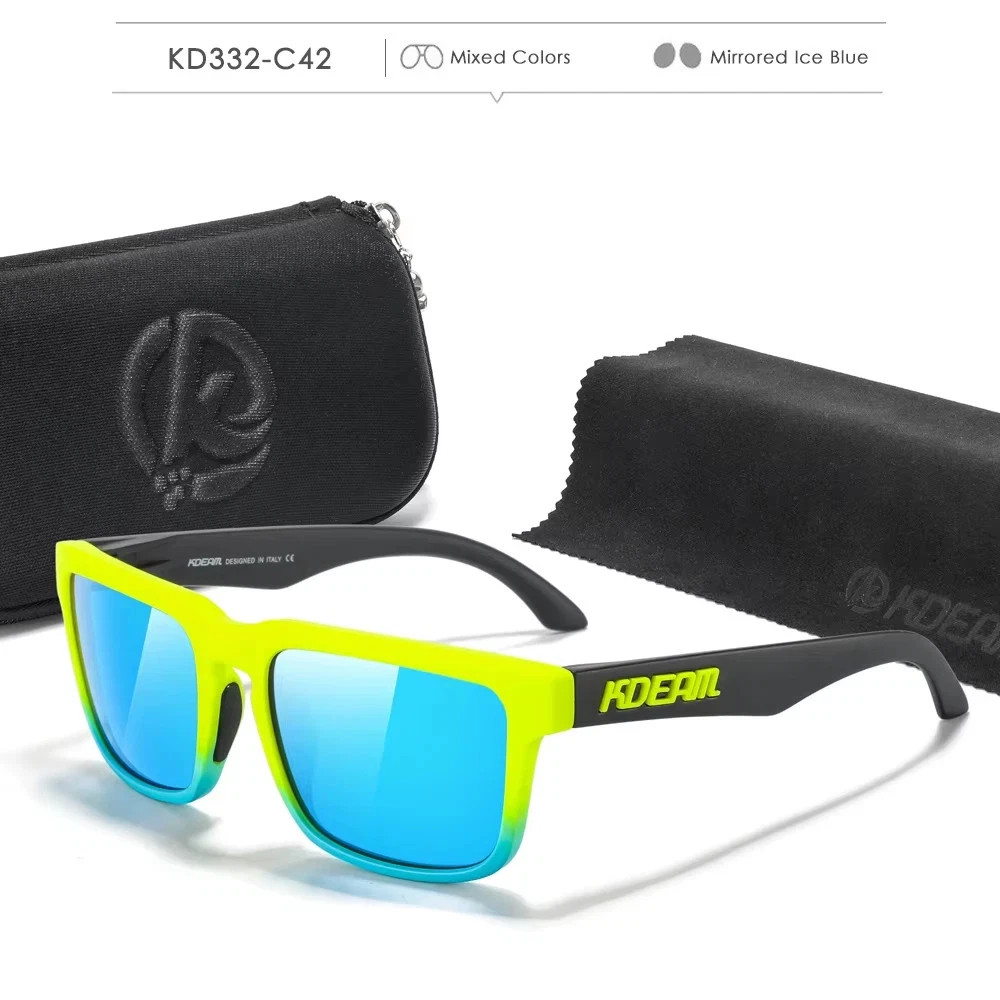 KDEAM Photochromic Polarized Sunglasses Men Women UV400 Sport Eyewear with Case