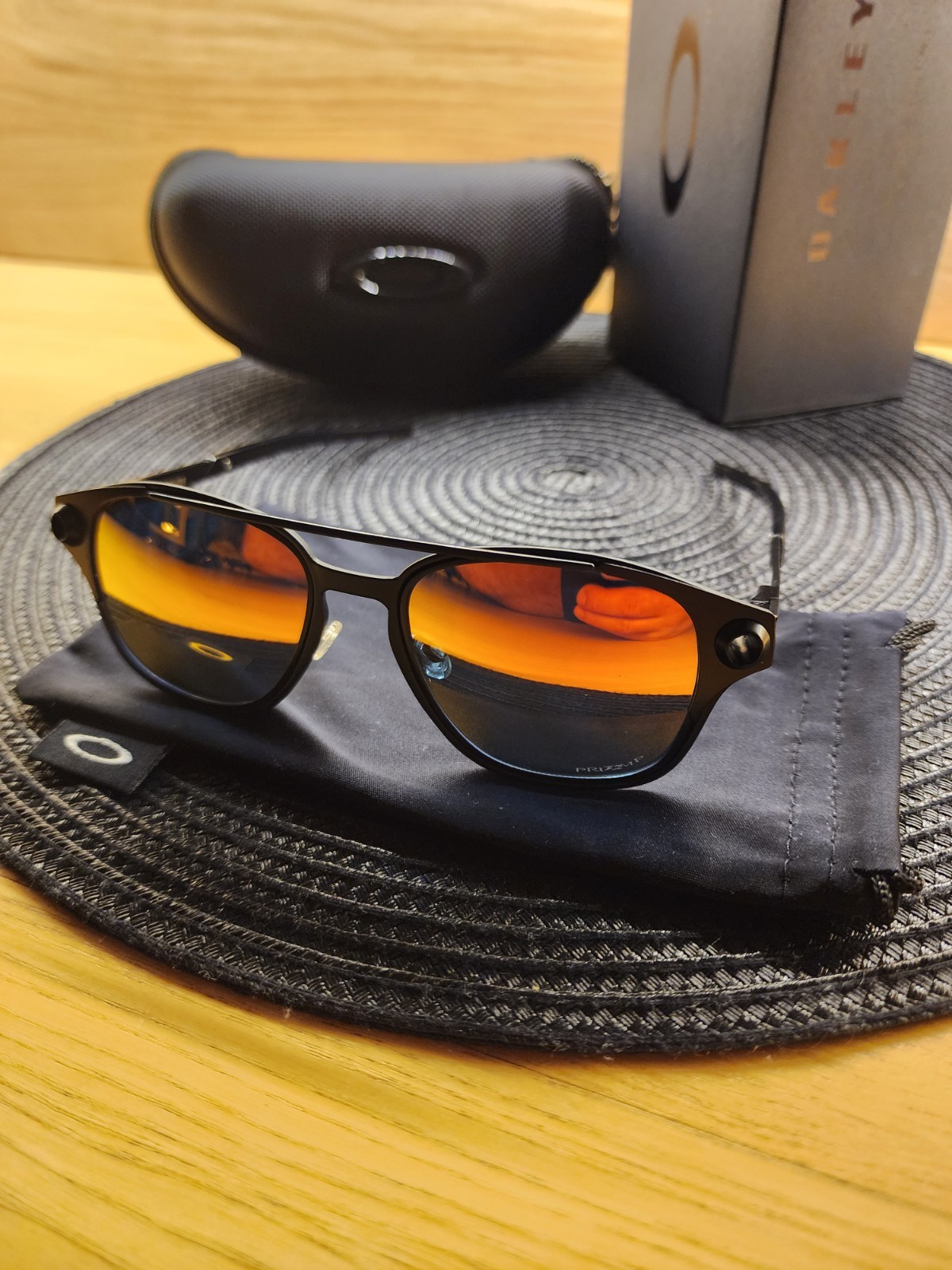 Oakley Coldfuse Black Metal Metal Frame Red Prizm Polarized Lens NEW