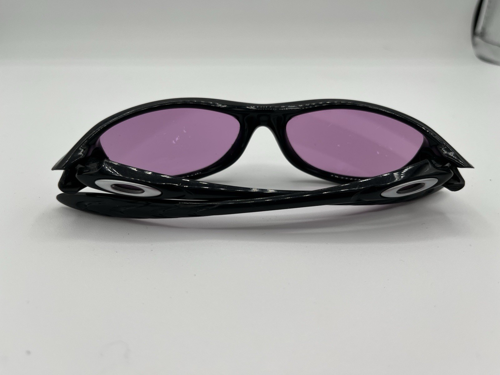 Vintage 90s OAKLEY Minute 2 Black Purple Y2K Gorpcore Sunglasses