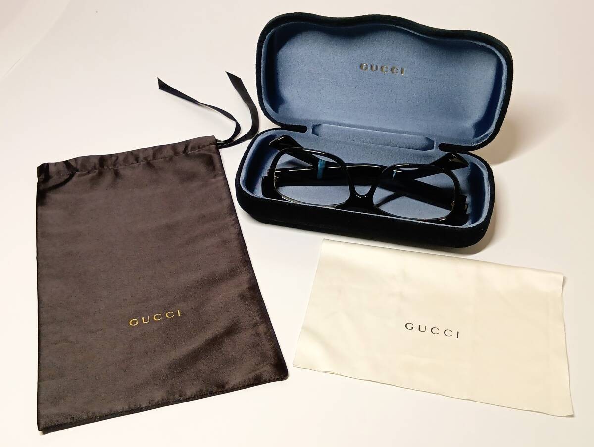 Excellent Condition GUCCI GG1341O Interlocking Glasses Sunglasses Black 55 14 wi