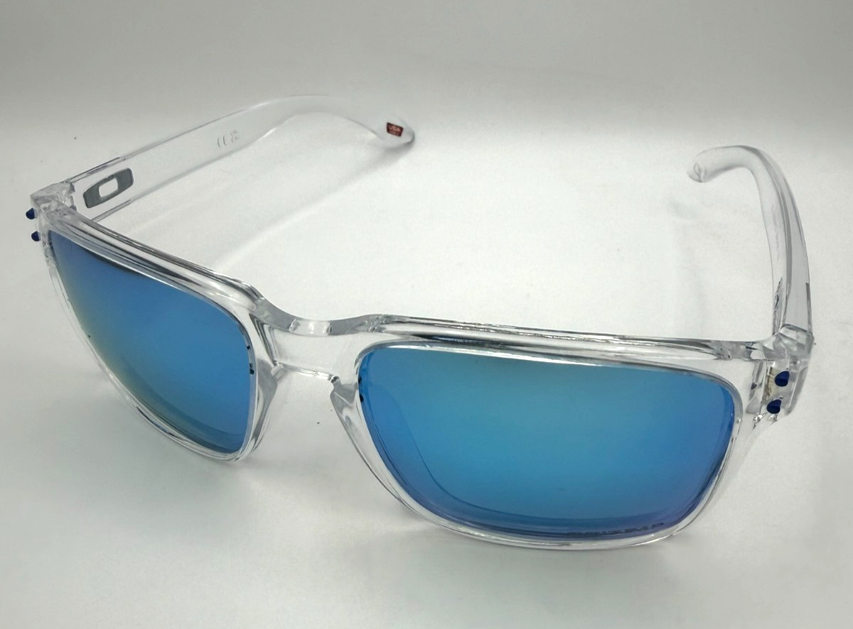 Oakley Holbrook XL OO9417 Clear Frame Prizm P Sapphire Lens Sunglasses 59mm
