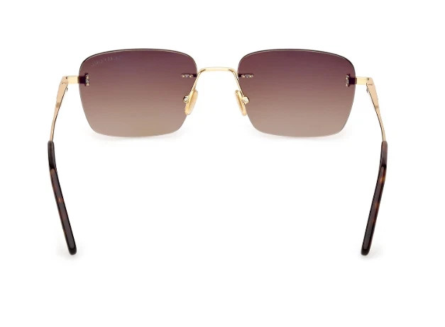 Tom Ford JAKE-02 TF1354 30F Sunglasses Shiny Deep Gold Gradient Brown 54□18-145