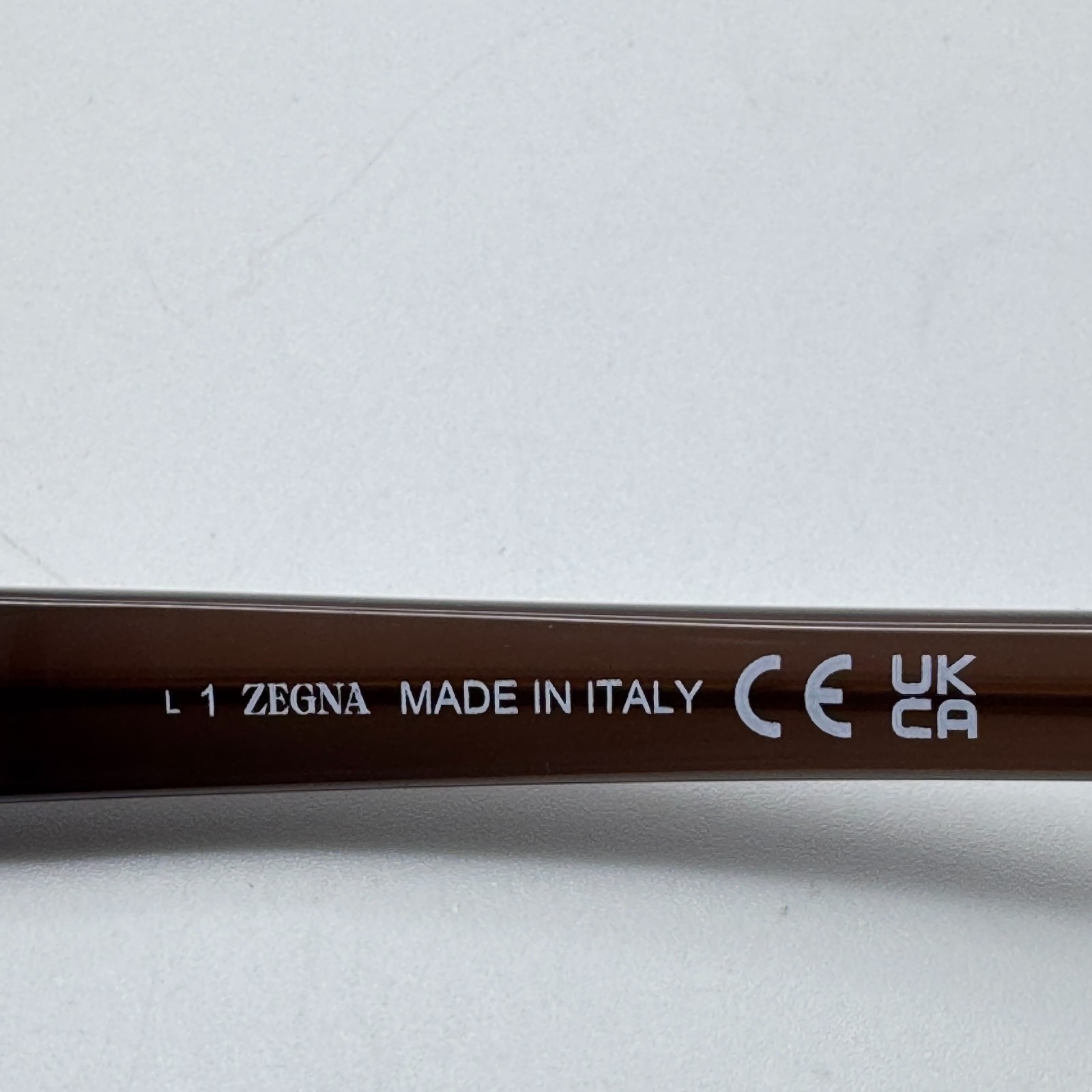Ermenegildo Zegna Sunglasses EZ0271 48E Shiny Dark Brown Frame Brown Lens 48mm