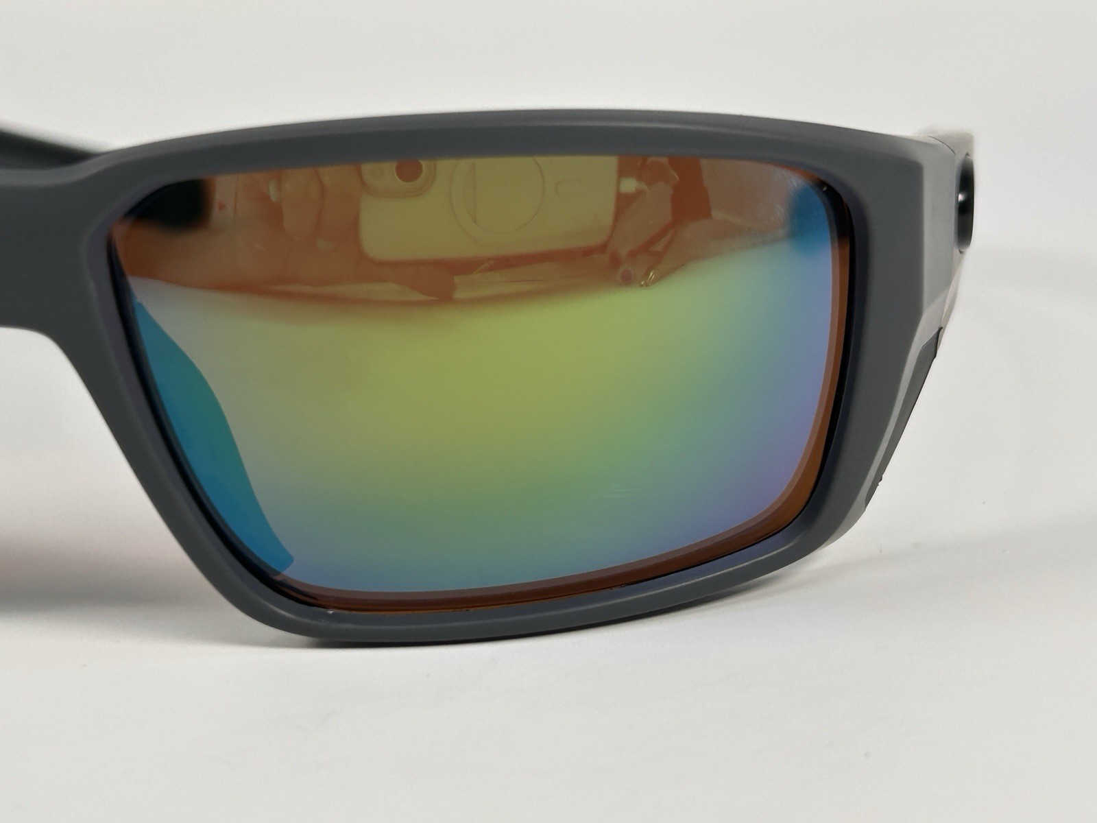 Costa Del Mar Fantail Pro Gray Matte Green 580G Polarized Sunglasses 06S9079-10