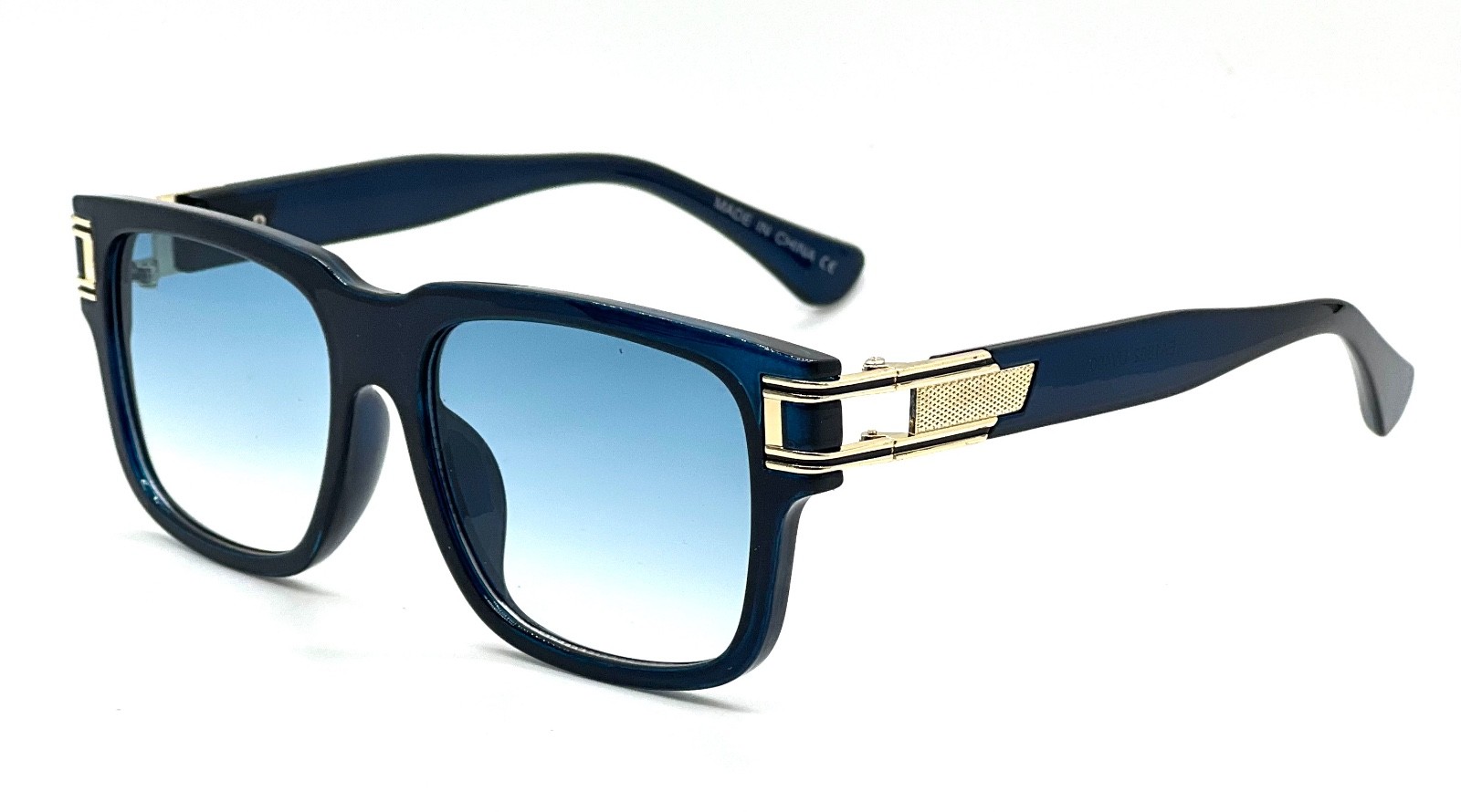 Men Sunglasses Black Lens Designer Shades Fashion Classic Hip Hop Rapper Square