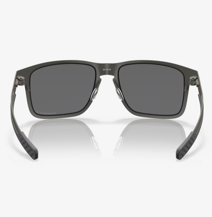 NEW Oakley Holbrook Metal Matte Gunmetal l Prizm Black Polarized OO4123-06