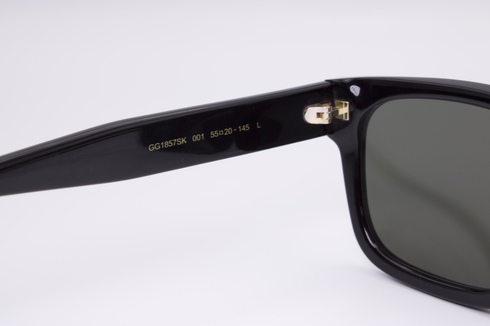 GUCCI GG1857SK-001 55mm Square Men’s Sunglasses