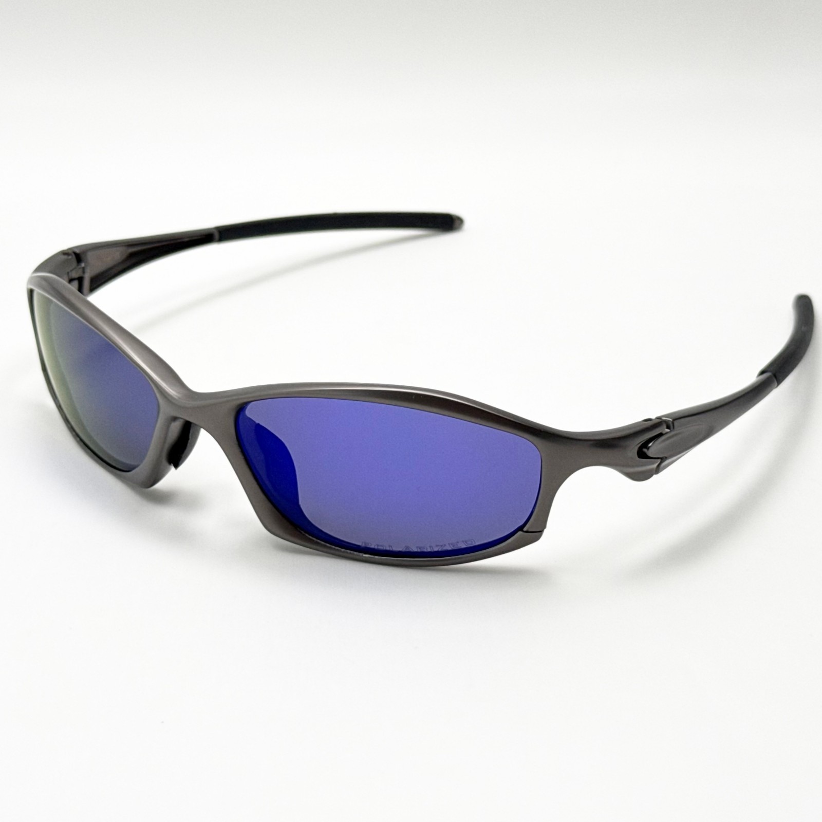 Oakley Hatchet X-Metal Sunglasses Purple Polarized Lens Vintage Y2KIN BOX