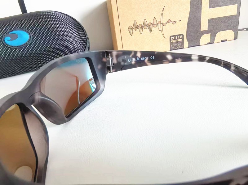 Costa Del Mar FANTAIL Tortoise Shell/ blue 580P Polarized Lenses
