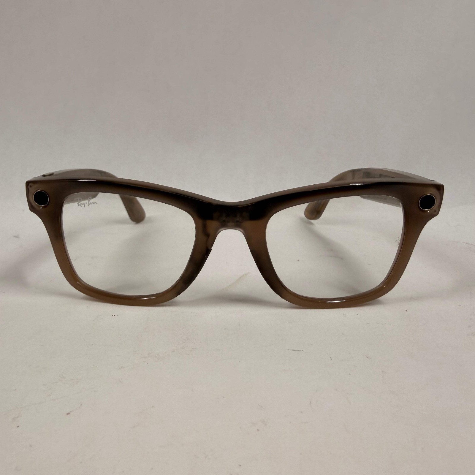 Broken Ray-Ban Wayfarer Gen 2 Shiny Transparent Standard RW4006 AI Smart Glasses