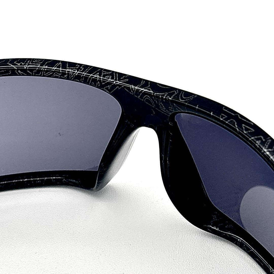 Oakley Oil Rig Black Iridium Sunglasses Rare Polished Black 24-058 USA