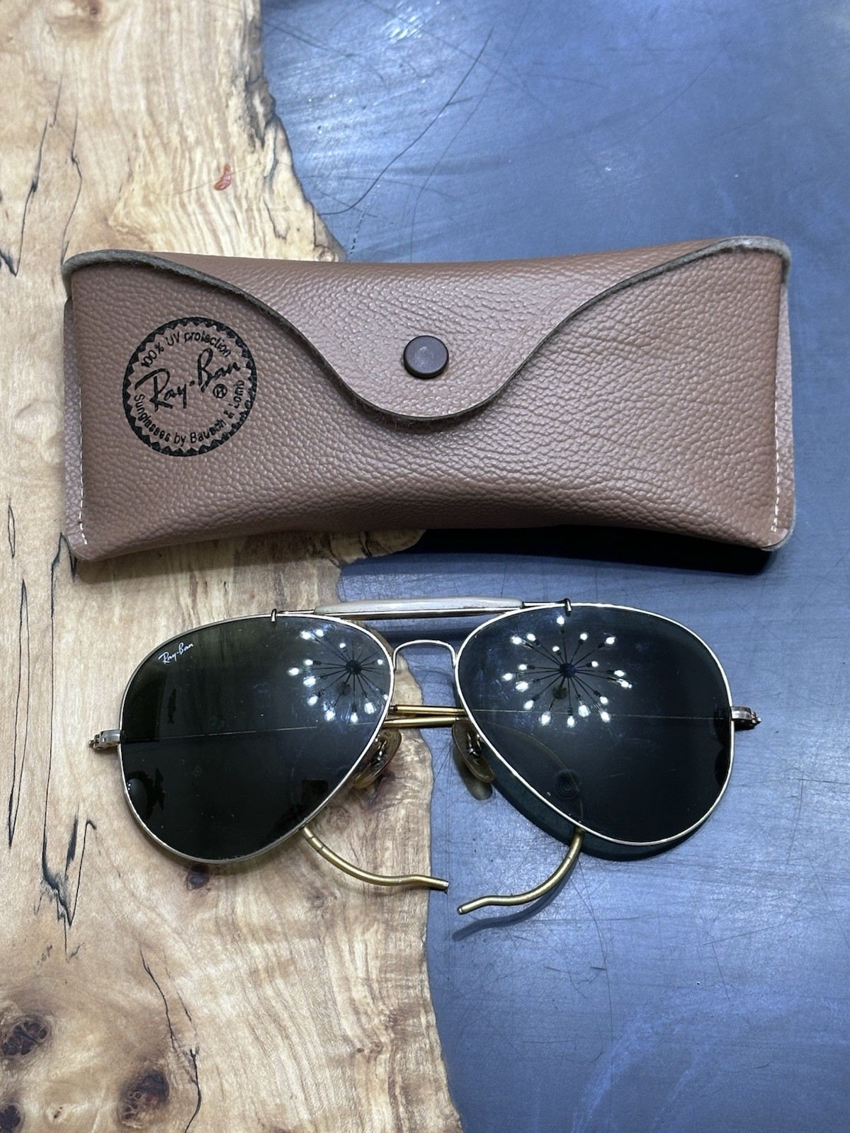 Vintage Ray Ban Outdoorsman Aviator Sunglasses RB 3030