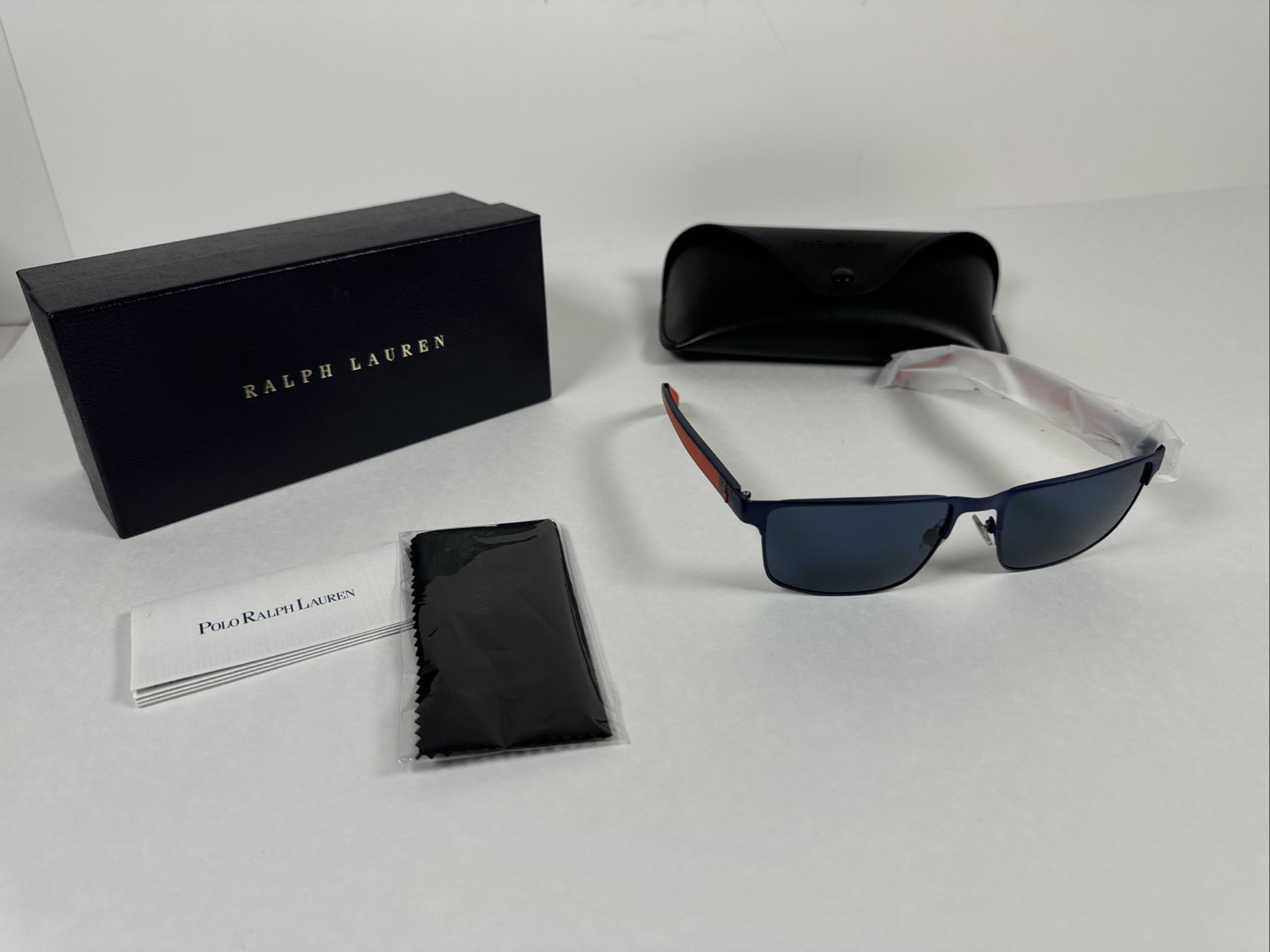Polo Ralph Lauren Men PH3155 Sunglasses – Shiny Black / Brown Lenses 145-57-17mm